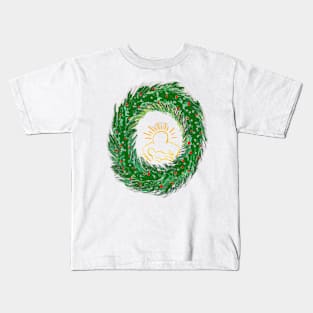 The Christmas Wreath Kids T-Shirt